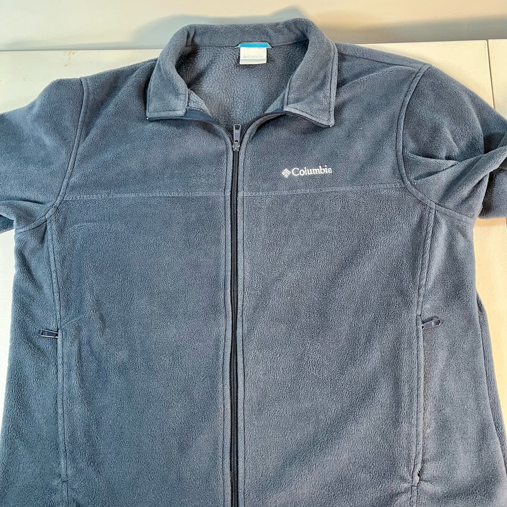 Women’s Columbia Navy Full-Zip Fleece Jacket - Picture 9 of 10
